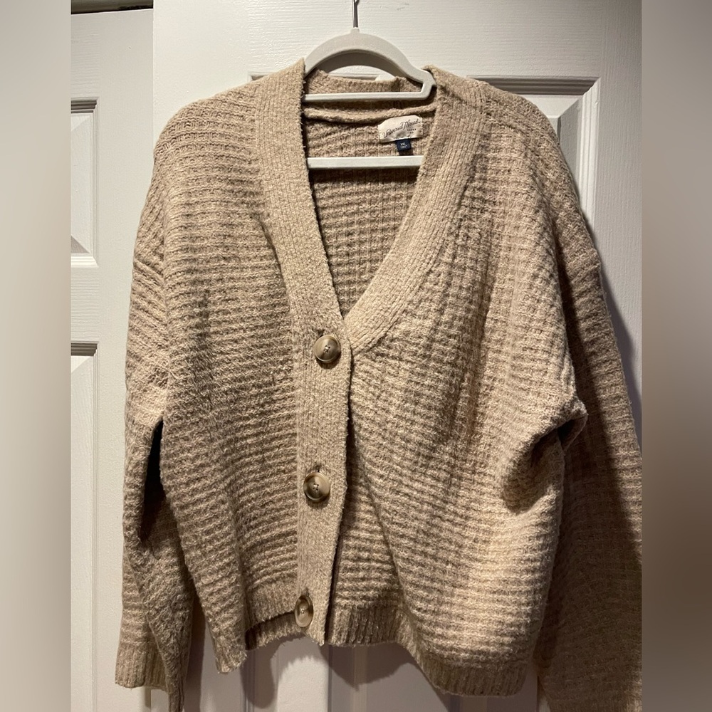 Environmentally friendly Tan Women's Cardigan